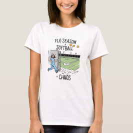 T-shirt Funny Nurse Softball Maman