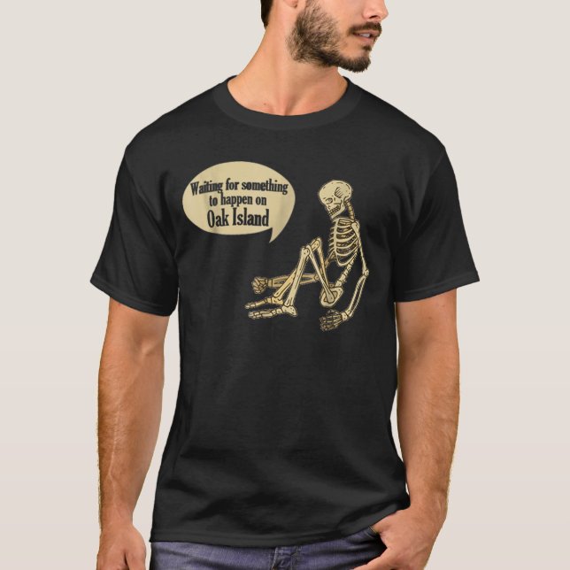 T-shirt Funny Oak Island Chasseurs de trésors Mystère Cade (Devant)