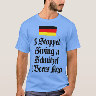 T-shirt Funny Octoberfest Schnitzel German Beer Drinking