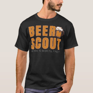 T-shirt Funny Oktoberfest Bière Scout Drinker Bière T-Shir