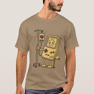 T-shirt Funny Old Gamer Gaming Retro 80s 90s Video Game vi