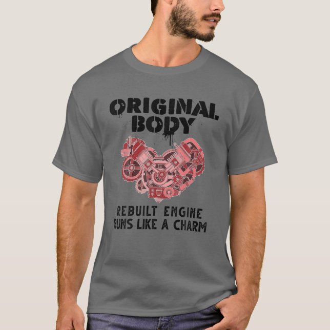 T-shirt Funny Open Heart Chirurgie Art Hommes Femmes Trans (Devant)