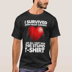 T-shirt Funny Open Heart Chirurgie Art Pour Hommes Femmes 