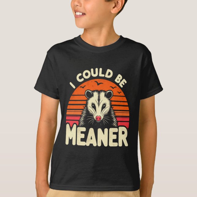 T-shirt Funny Ossum I Could Be Meaner Retro Ssum Meme  (Devant)