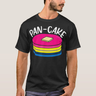 T-shirt Funny Pansexual Pancake LGBTQ Gay Pan Pride Mois