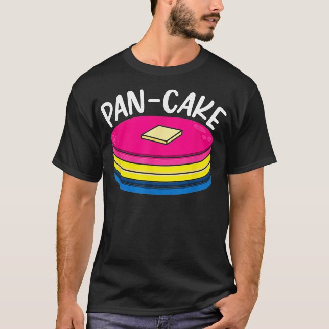 T-shirt Funny Pansexual Pancake LGBTQ Gay Pan Pride Mois (Devant)