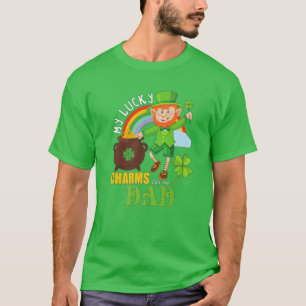 T-shirt Funny Papa Paddy Day St patrick Lucky Charms Call