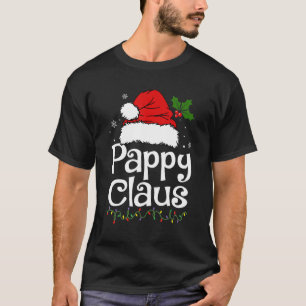 T-shirt Funny Pappy Claus Pajamas de Noël Père Noël