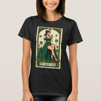 T-shirt Funny Patricks Day La Sy L Tarot Card Uni