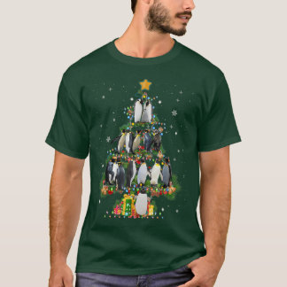 T-shirt Funny Penguin Christmas Tree Loves Penguin Xmas 