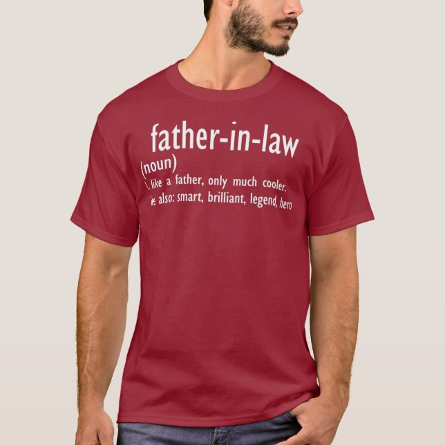 T-shirt Funny Père en droit Définition Fête des pères Cade (Devant)