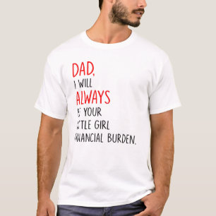 T-shirt Funny Père fille lien, Soutien familial Cadeau