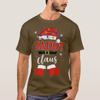 T-shirt Funny Père Noël Daddy Claus Famille de jumelage de
