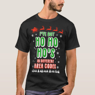 T-shirt Funny PÈRE NOËL ho ho ho ho ho HOs dans les différ