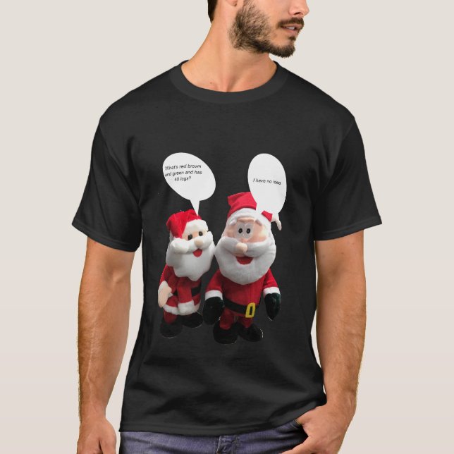 T-shirt Funny Père Noël Joke T Shirt (Devant)