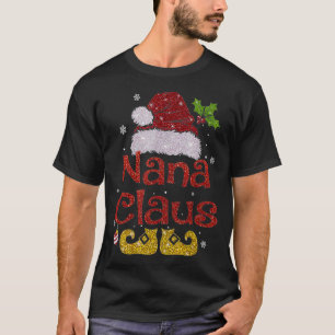 T-shirt Funny Père Noël Nana Claus Cadeaux de famille de N