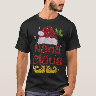 T-shirt Funny Père Noël Nana Claus Cadeaux de famille de N