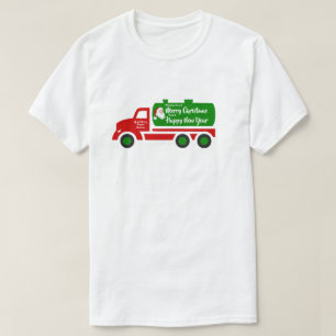 T-shirt Funny Père Noël Septic Christmas Truck Votre sal