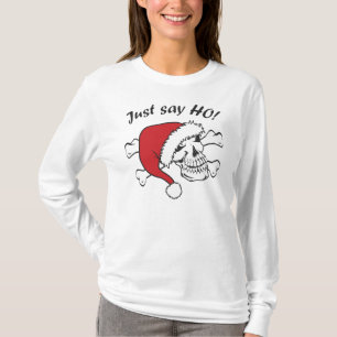T-shirt Funny Père Noël Skull