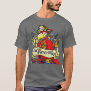 T-shirt Funny perroquet regarde toi t'es dit que je regard