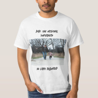 T-shirt Funny Personnalisable Fête des pères Superhero ori