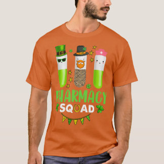 T-shirt Funny Pharmacy Squad Leprechaun Pharmist St Part