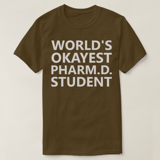 T-shirt Funny PharmD étudiant futur pharmacien blouse blan (Design devant)