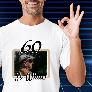 T-shirt Funny Photo 60th Birthday Invité d'honneur