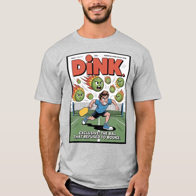 T-shirt Funny Pickleball Ball That Refused To Bounce (Devant)
