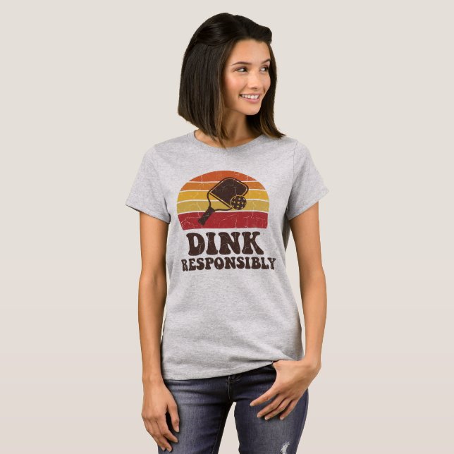 T-shirt Funny Pickleball Dink Paddle Player (Devant entier)