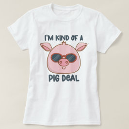 T-shirt Funny Pig Pun