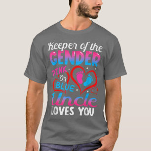 T-shirt Funny Pink or Blue Uncle Vous Aime Sexe Révéler C