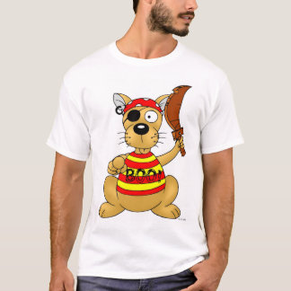 T-shirt Funny Pirate Dog with Toy Sword