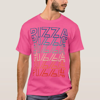 T-shirt Funny Pizza 80s Retro Vintage Carb Pizza & Foodie 