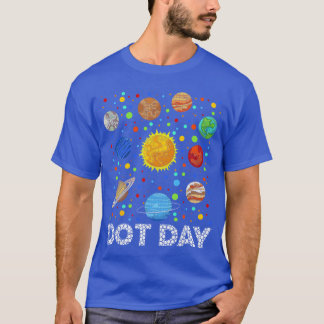 T-shirt Funny Planets Polka Dot Happy Dot Day Art Student 