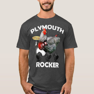 T-shirt Funny Plymouth Rock Chicken  Hen Humor  Gift