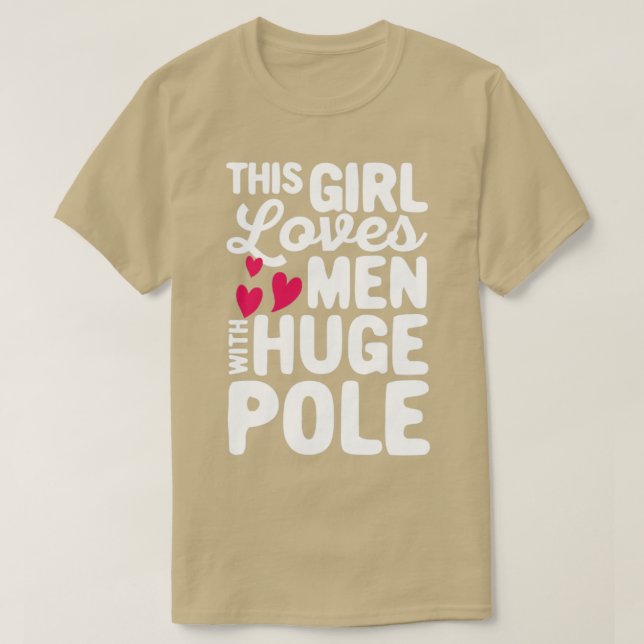T-shirt Funny Pole Vault Pole Vaulting Huge Pole (Design devant)