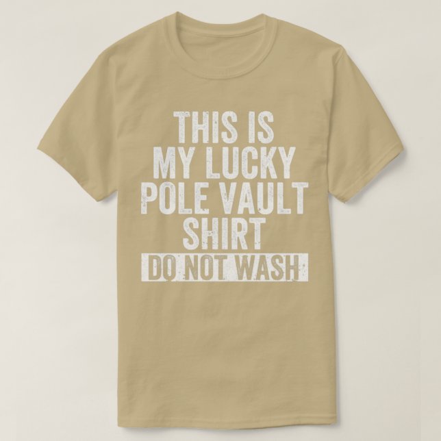 T-shirt Funny Pole Vault Pole Voûte Lucky Pole Vault Sh (Design devant)