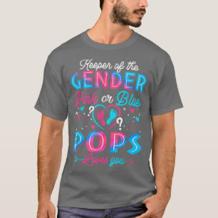 T-shirt Funny Pops Rose Ou Bleu Vous Aime Genre Révéler Cu
