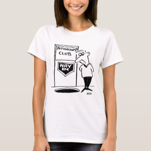 T-shirt Funny Potholing Club Entrée dans le caricature du