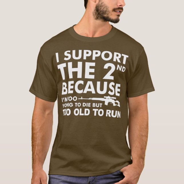 T-shirt Funny Pro Deuxième modification Gun Lover cadeau (Devant)