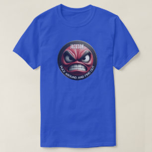 T-shirt Funny Puck Arrondit et découvre Angry Puck