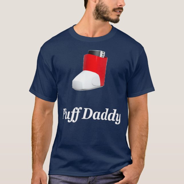 T-shirt Funny Puff Daddy Asthma (Devant)