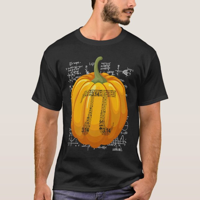 T-shirt Funny Pumpkin Pie 3 14 Pi Number Symbol Math Teach (Devant)
