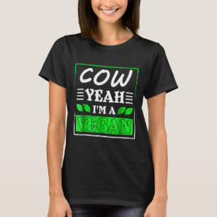 T-shirt Funny Pun Ouais Im Vegetarian Végétarien Vie Plant