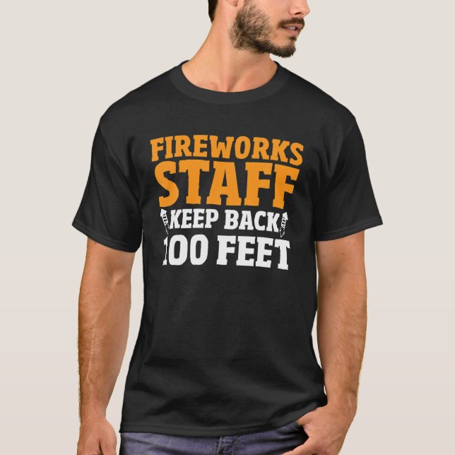 T-shirt Funny Pyro Crew Fireworks Pyrotechnicien - Firewor (Devant)