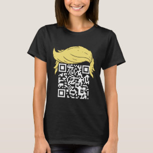 T-shirt Funny Qr Président Trump Dance Code 2