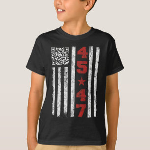 T-shirt Funny Qr President Trump Dance Code Trump 4547 (su