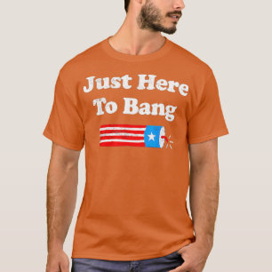 T-shirt Funny Quart Juillet 4 juillet Je suis juste ici po