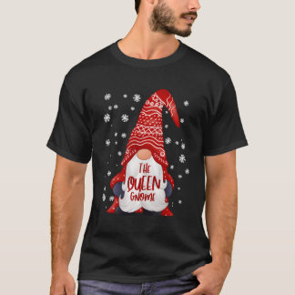 T-shirt Funny Queen Gnome Famille Correspondant Cadeau de 